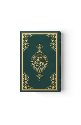 2 Renkli Hafız Boy Kur'An-I Kerim (Miklepsiz) Yeşil