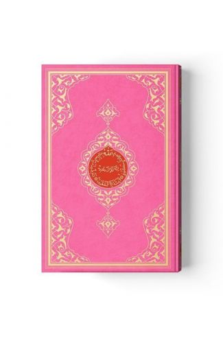 2 Renkli Pembe Rahle Boy Kur'An-I Kerim