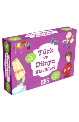 3. ve 4. Sınıflar için Türk ve Dünya Klasikleri (10 Kitap)