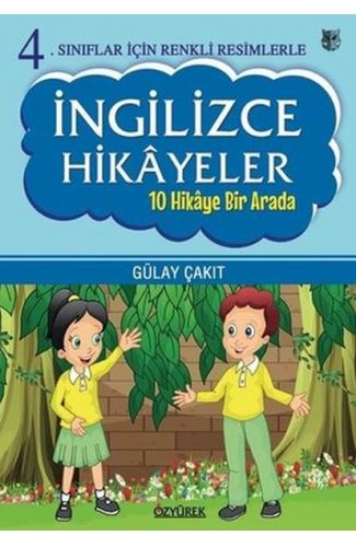 4.Sınıflar İçin Renkli Resimlerle İngilizce Hikayeler Seti - 10 Hikaye Bir Arada