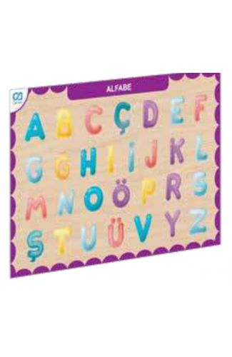 Ahşap Alfabe Eğitici Set