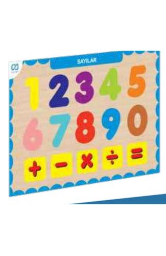 Ahşap Sayılar Eğitici Set