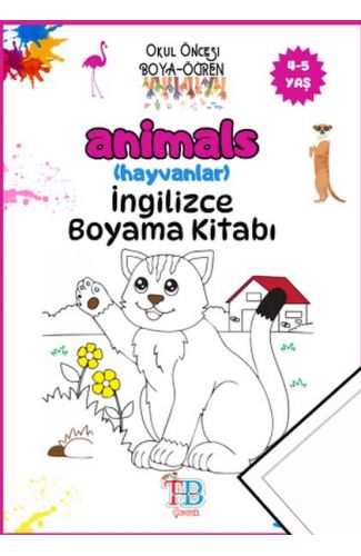 Animals (Hayvanlar)Boyama Kitabı