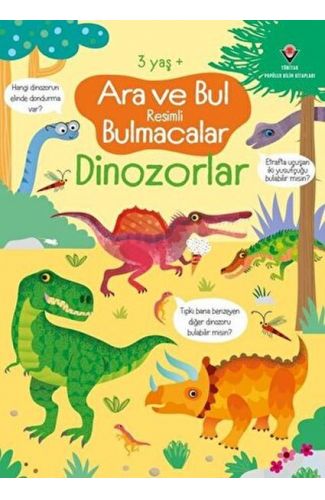 Ara ve Bul Resimli Bulmacalar - Dinozorlar