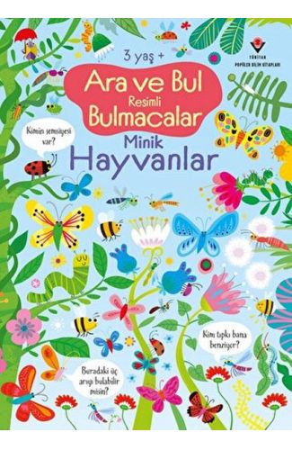 Ara ve Bul Resimli Bulmacalar Minik Hayvanlar