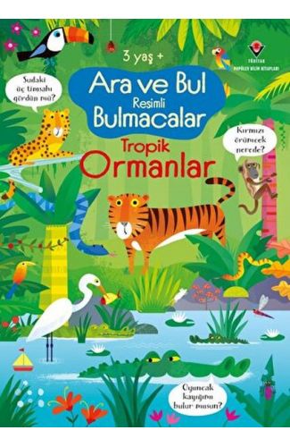 Ara ve Bul Resimli Bulmacalar Tropik Ormanlar