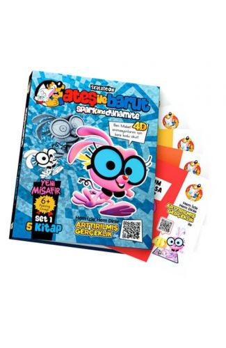 Ateş İle Barut Yeni Misafir Ar (4D) Animasyonlu Kitap Set 1