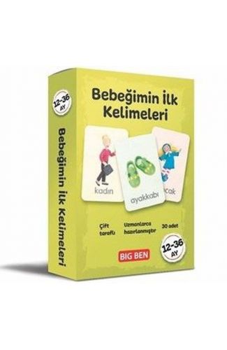 Bebeğimin İlk Kelimeleri Kartları 12 - 36 Ay