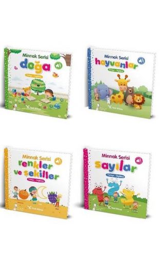 Bebek Kitapları Seti 0-3 Yaş  (4 Kitap)
