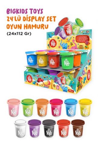 Bigkids Toys / 24’Lü Display Kutu Oyun Hamuru (24X112 Gr)