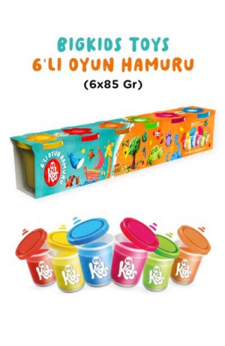 Bigkids Toys / 6'Lı Oyun Hamuru (6X85 Gr)
