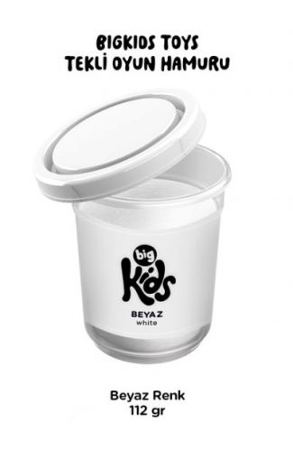 Bigkids Toys / Beyaz - Tekli Oyun Hamuru (112 Gr)