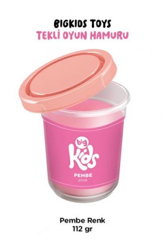 Bigkids Toys / Pembe - Tekli Oyun Hamuru (112 Gr)