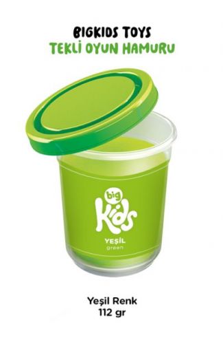 Bigkids Toys / Yeşil - Tekli Oyun Hamuru (112 Gr)