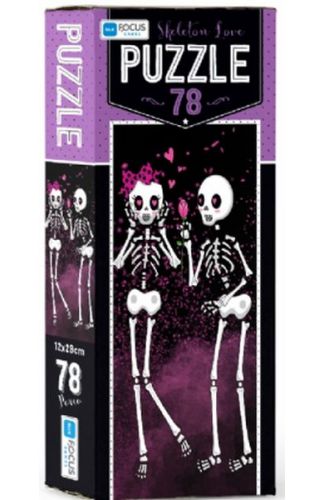 Blue Focus Skeleton Love - Puzzle 78 Parça
