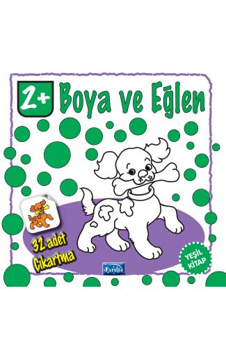 Boya ve Eğlen Yeşil Kitap