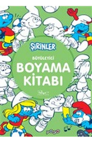 Büyüleyici Boyama Kitabı - Şirinler