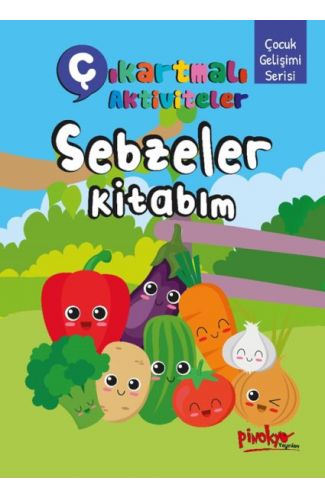 Çıkartmalı Aktiviteler Sebzeler Kitabım