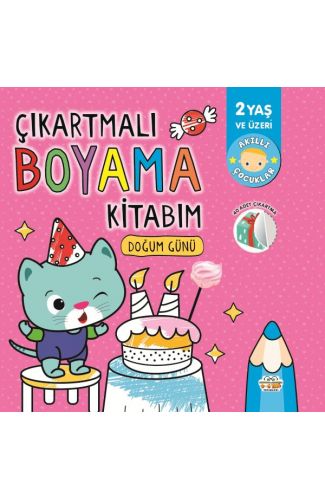 Çıkartmalı Boyama Kitabım Doğum Günü