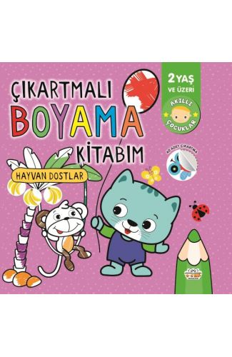 Çıkartmalı Boyama Kitabım Hayvan Dostlar