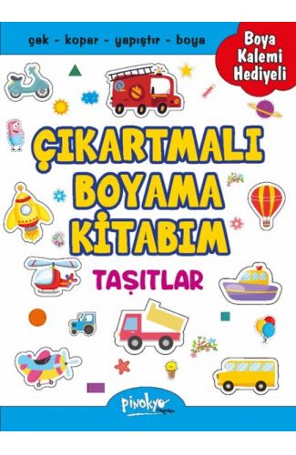 Çıkartmalı Boyama Taşıtlar
