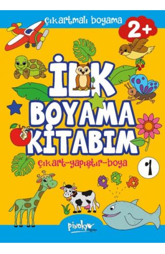 Çıkartmalı İlk Boyama Kitabım 2+ Yaş-1
