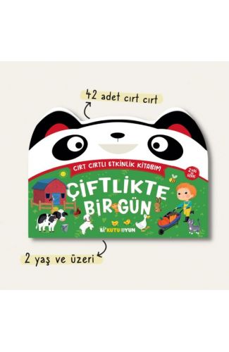 Cırt Cırtlı Etkinlik Kitabım - Çiftlikte Bir Gün (2+ Yaş)