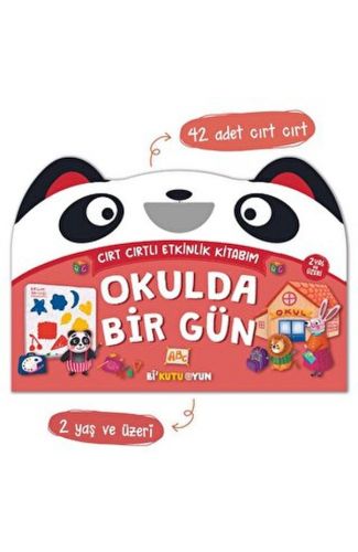 Cırt Cırtlı Etkinlik Kitabım - Okulda Bir Gün (2+ Yaş)