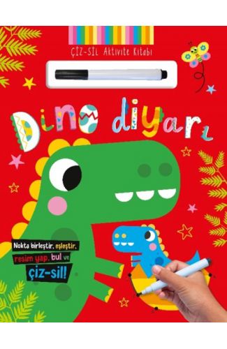 Çiz – Sil Aktivite Kitabı Dino Diyarı