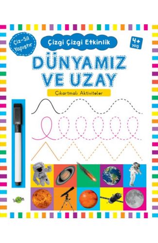Çizgi Çizgi Etkinlik - Dünyamız ve Uzay (4+ Yaş)