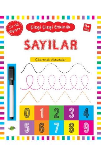 Çizgi Çizgi Etkinlik - Sayılar (4+ Yaş)