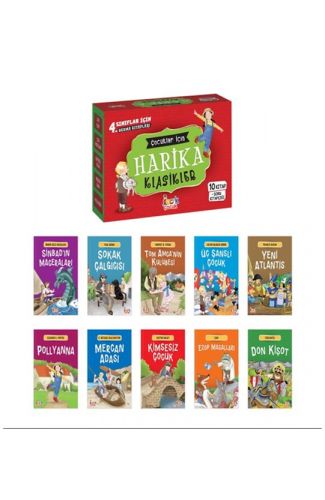 Çocuklar İçin Harika Klasikler– (10 Kitap+Soru Kitapçığı)