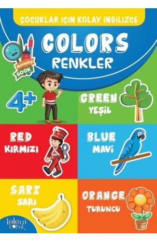 Çocuklar İçin Kolay İngilizce - Colors Renkler