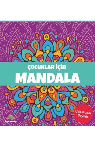 Çocuklar için Mandala - Mor