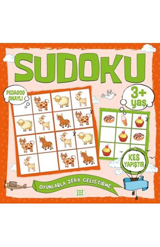 Çocuklar İçin Sudoku - Kes Yapıştır (3+ Yaş)