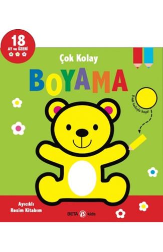 Çok Kolay Boyama Ayıcıklı Resim Kitabım