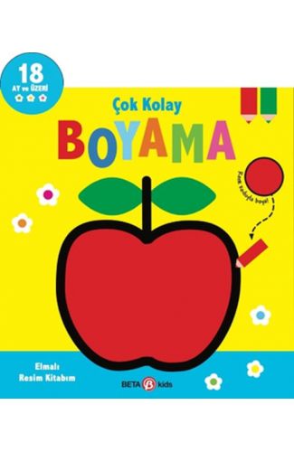 Çok Kolay Boyama Elmalı Resim Kitabım