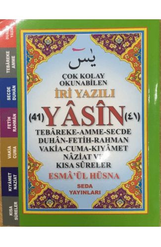 Çok Kolay Okunabilen İri Yazılı 41 Yasin (Çanto Boy, Kod: 165)