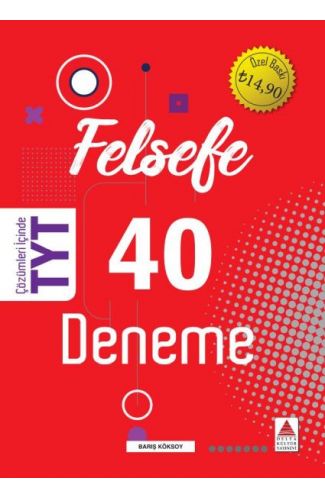 Delta Kültür TYT Felsefe 40 Deneme (Yeni)