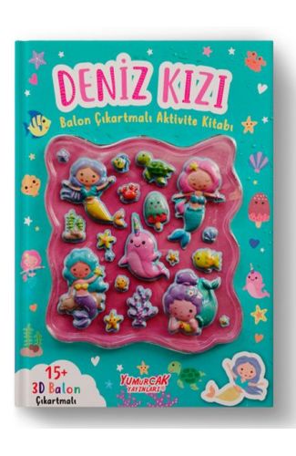 Deniz Kızı Balon Çıkartmalı Aktivite Kitabı