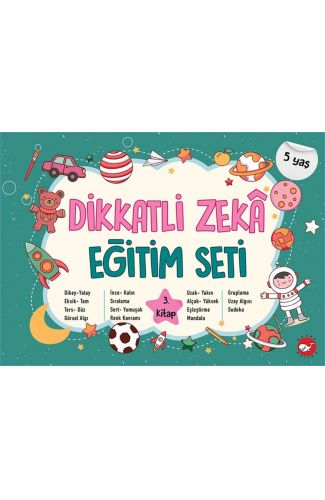 Dikkatli Zeka Eğitim Seti - 3. Kitap (5 Yaş)