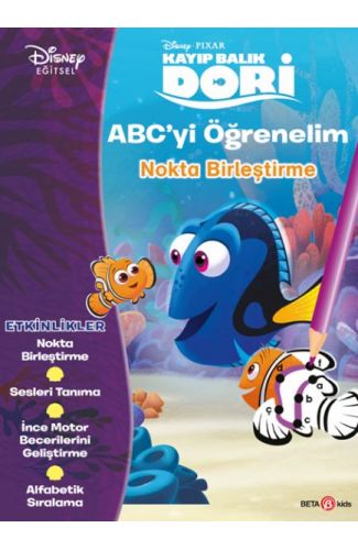 Disney Eğitsel Dori ABC’yi Öğrenelim Nokta Birleştirme