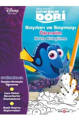 Disney Kayıp Balık Dori Sayıları ve Saymayı Öğrenelim Nokta Birleştirme