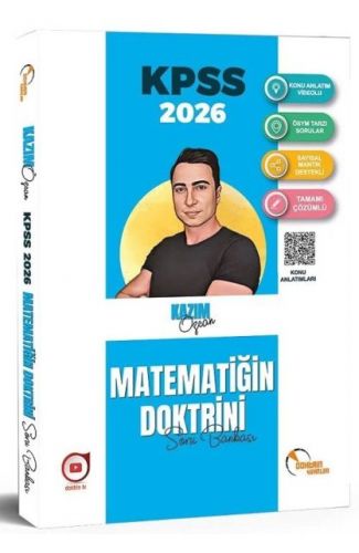 Doktrin 2026 KPSS Matematik Doktrini Soru Bankası Çözümlü