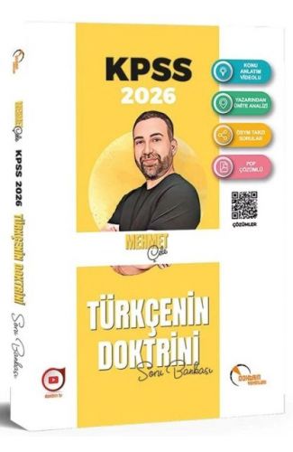 Doktrin 2026 KPSS Türkçenin Doktrini Soru Bankası Çözümlü