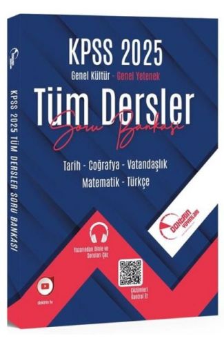 Doktrin Yayınları 2025 KPSS Genel Yetenek Genel Kültür Tüm Dersler Soru Bankası