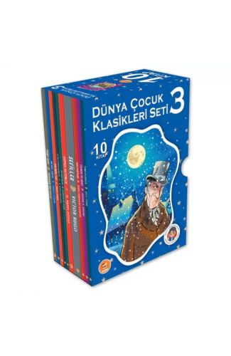 Dünya Çocuk Klasikleri Seti-3 (10 Kitap)