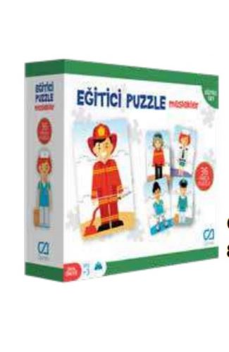 Eğitici Puzzle - Meslekler