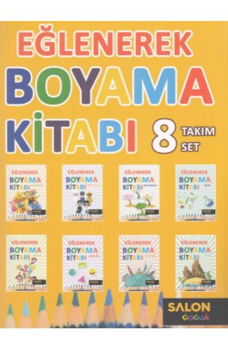 Eğlenerek Boyama (8 Takım Set)