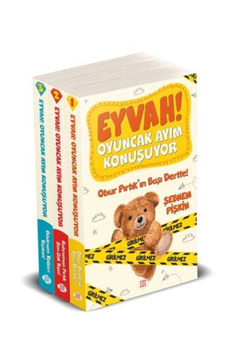 Eyvah! Oyuncak Ayım Konuşuyor Set (3 Kitap Takım)